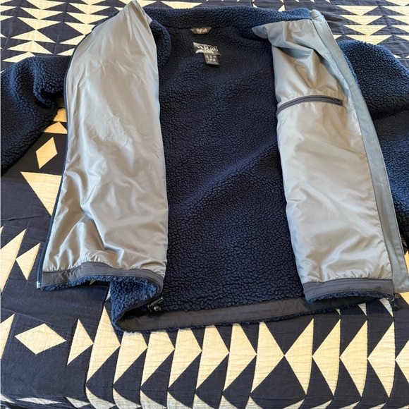 Men's Navy Vintage Rab Fleece Jacket - Picture 5 of 6
